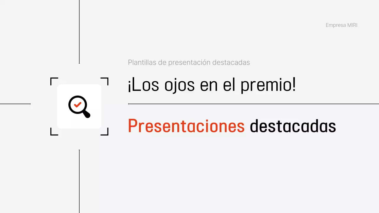 Planificar una presentación gris moderna