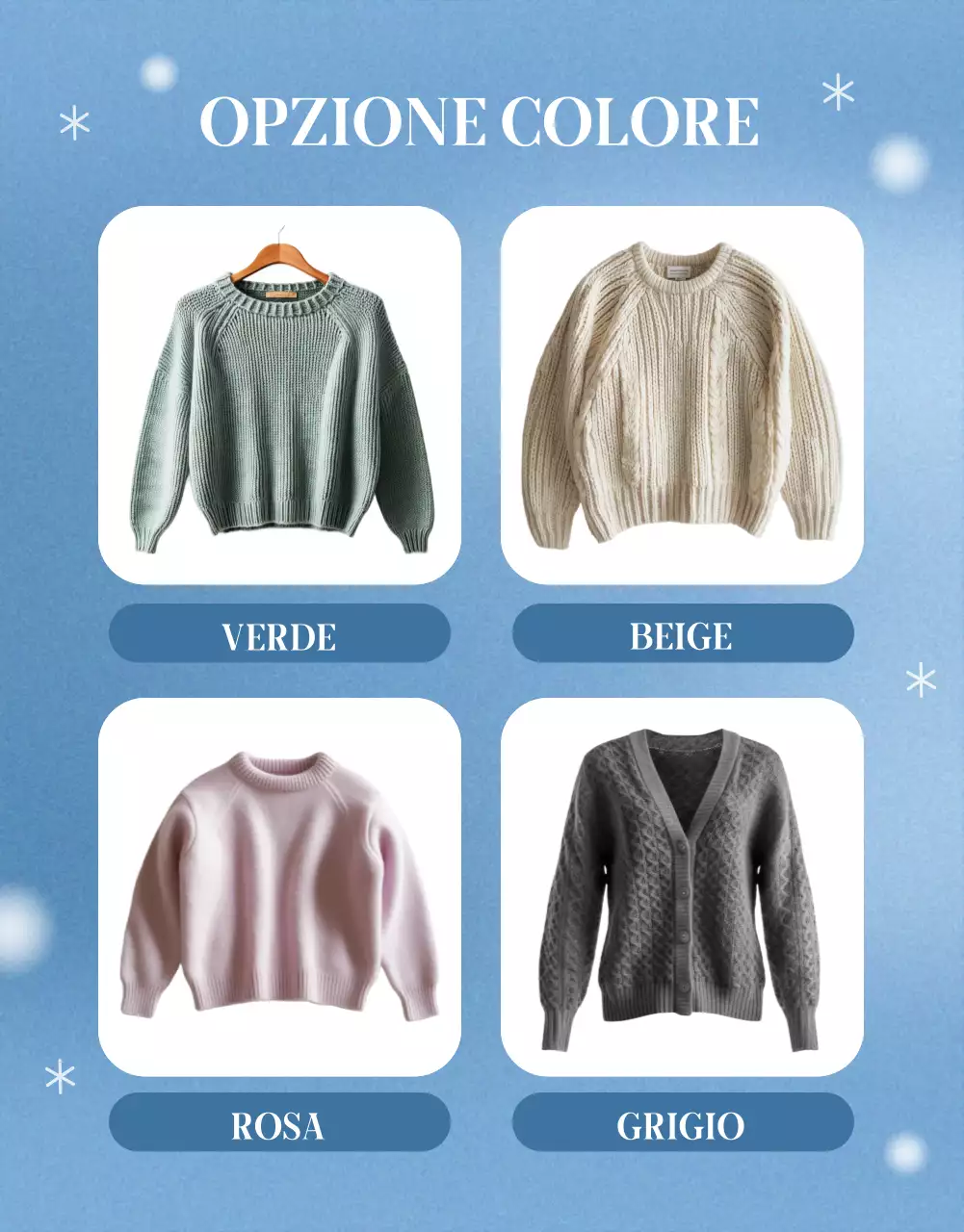 Evento di moda moderno di colore blu chiaro