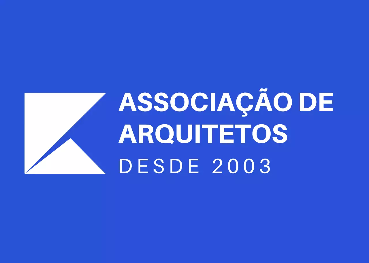 Texto do logótipo moderno azul