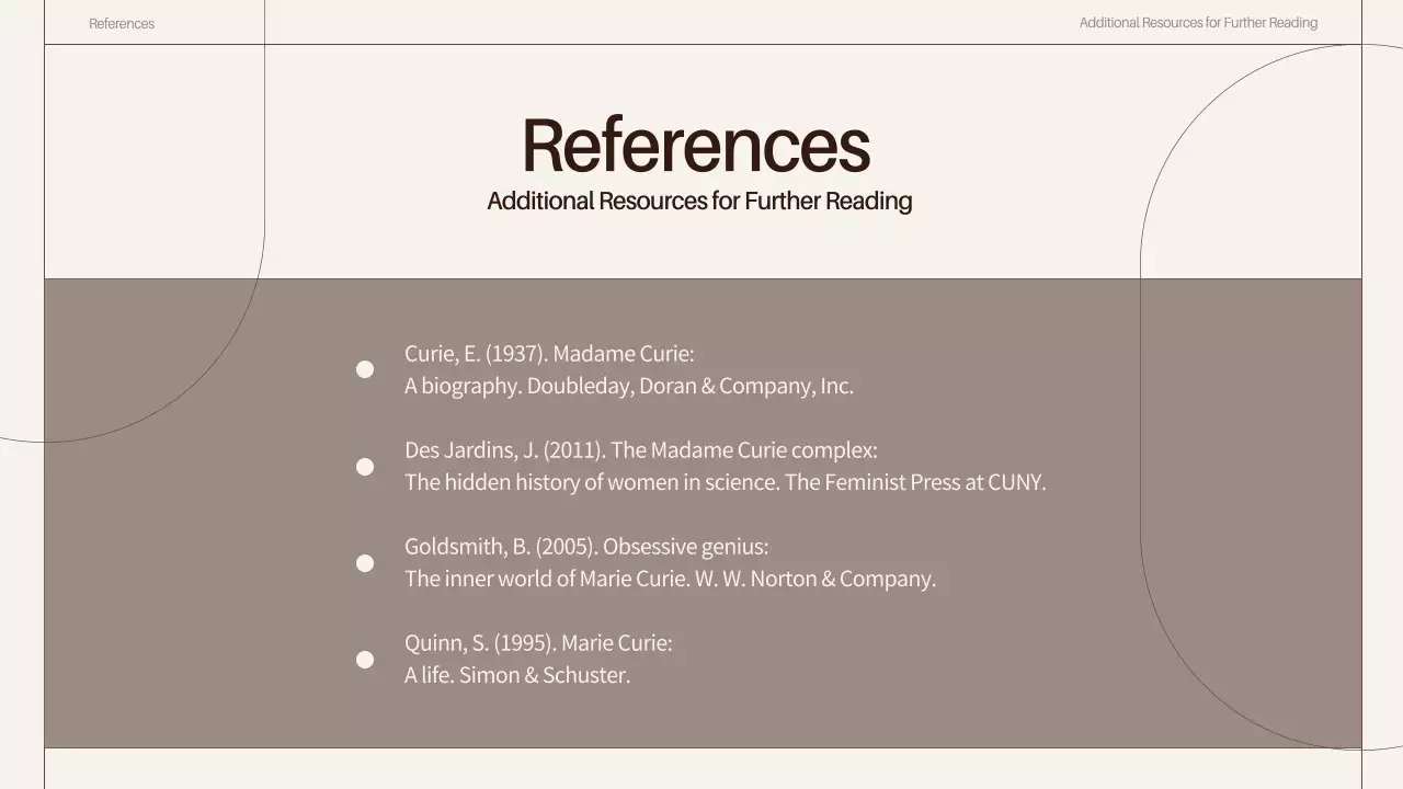 Brown Classic Biography Guide Presentation