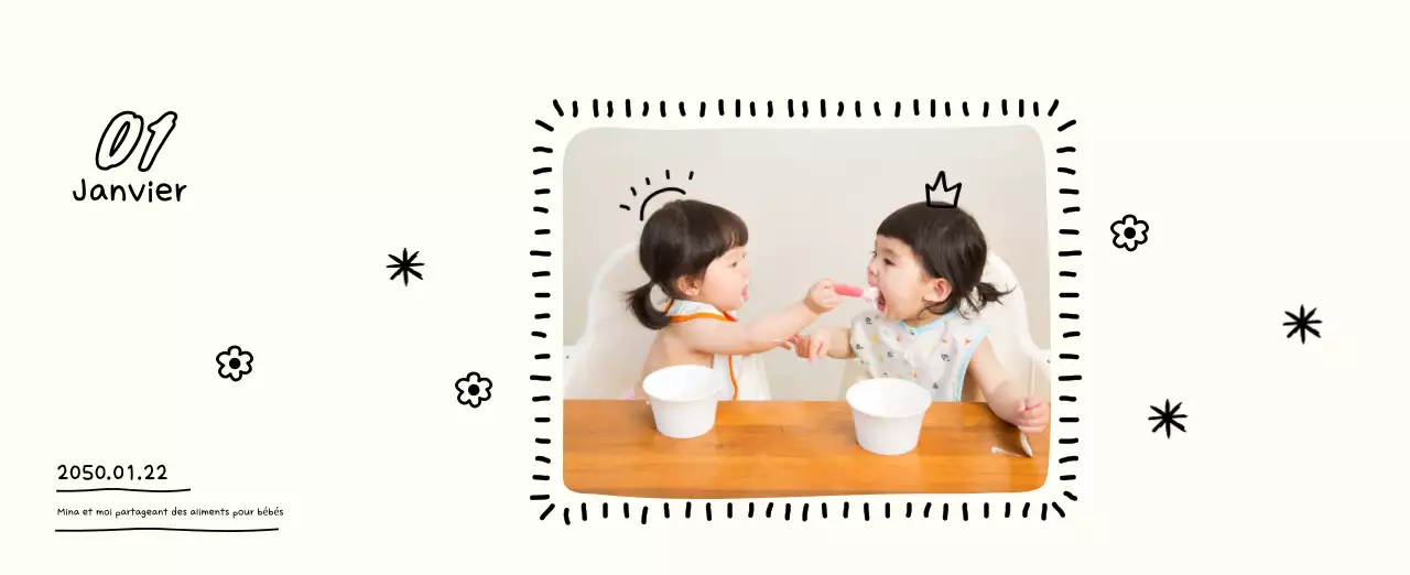 Calendrier photo du Nouvel An