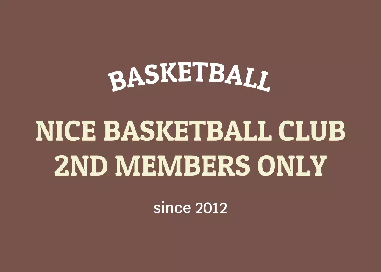 Klub Bola Basket Antik Coklat