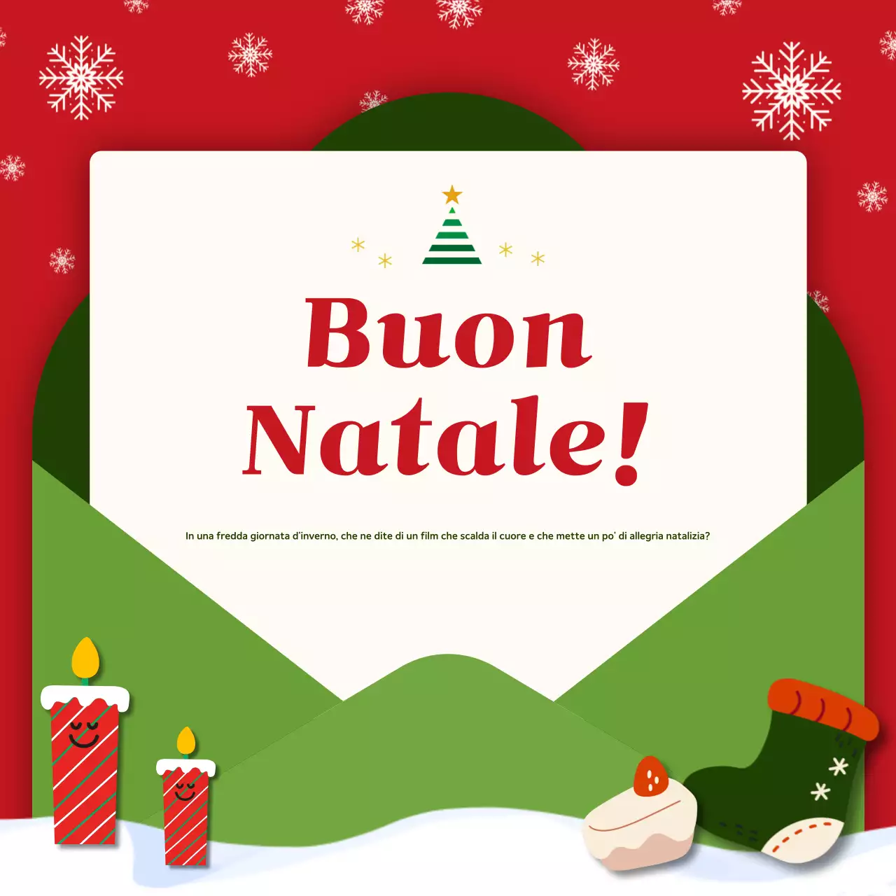 Pubblicità di raccomandazioni di film rossi