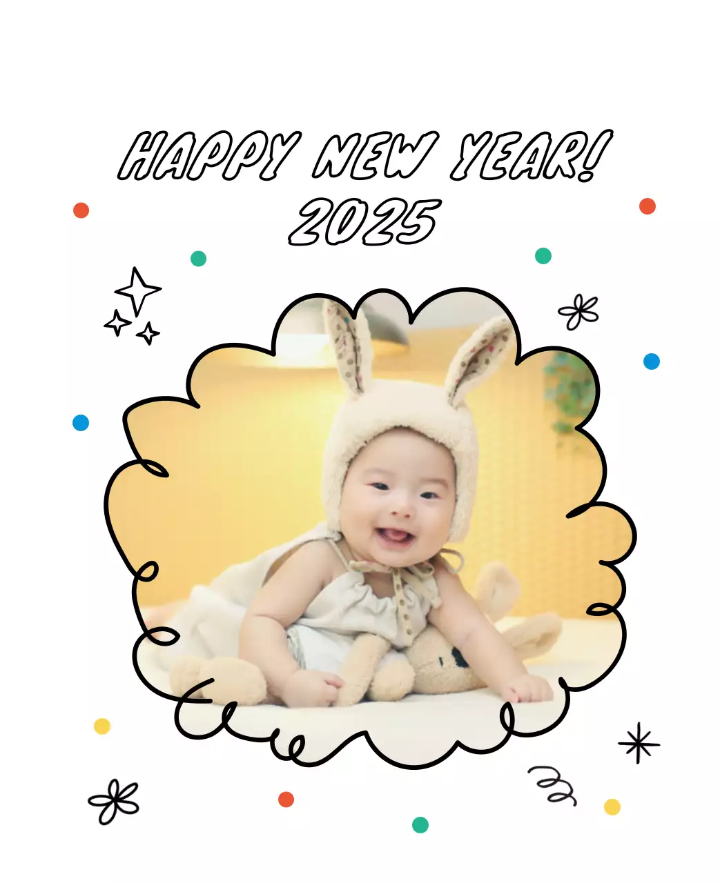 かわいい新年記念カレンダー