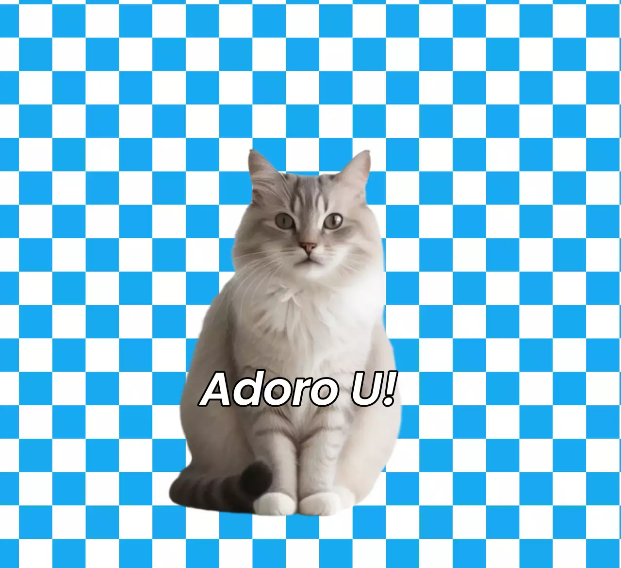 Moldura para fotografias de animais de estimação Blue Pop