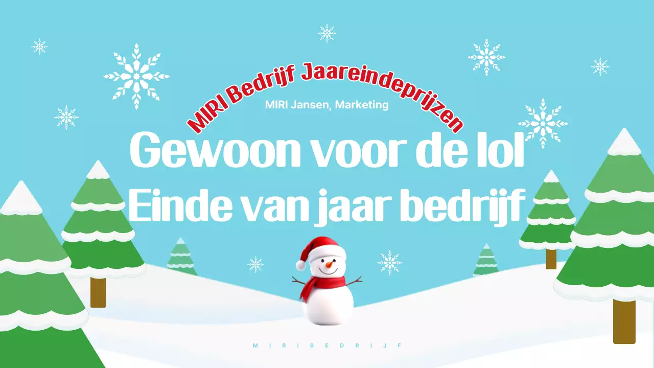 Lichtblauwe eenvoudige eindejaarsviering