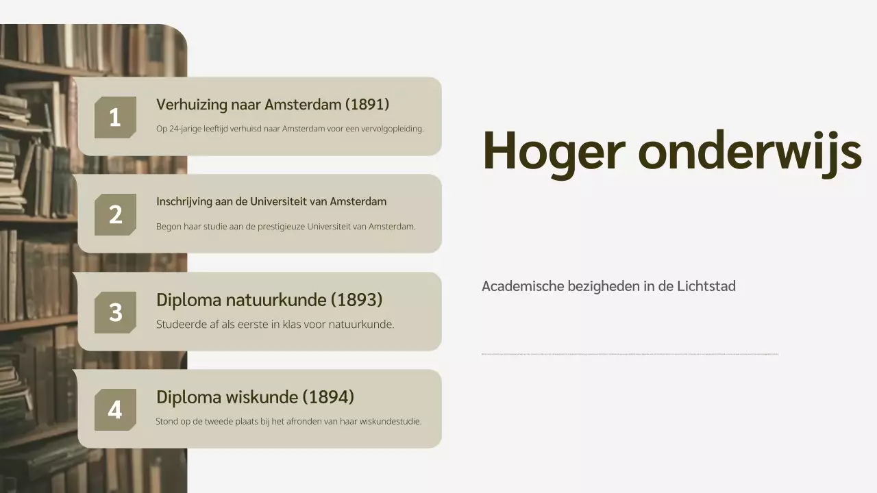 beige moderne geschiedenis biografie lezing