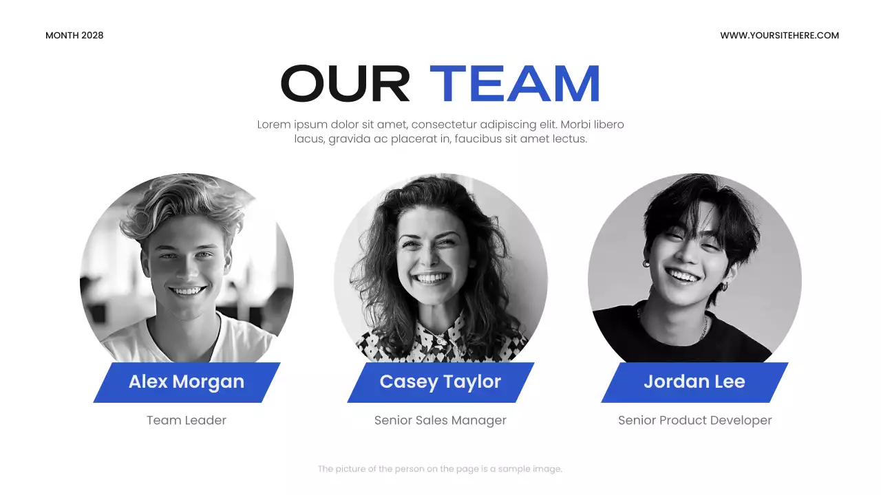 Blue Modern Business Template Presentation