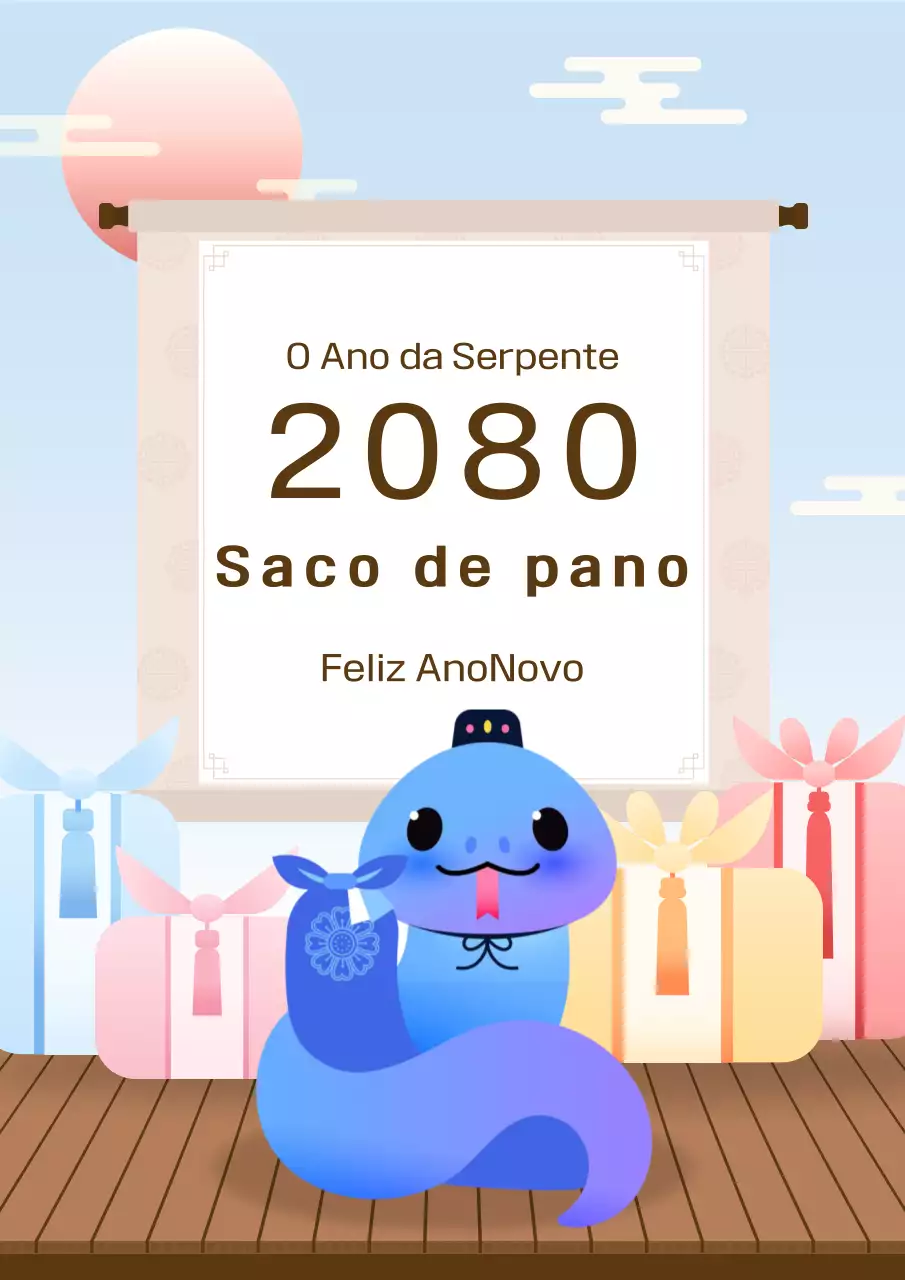 Celebrar o Ano Novo em azul claro