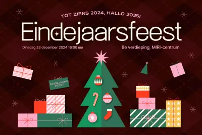 Bourgondische cadeauverpakking Feestdag