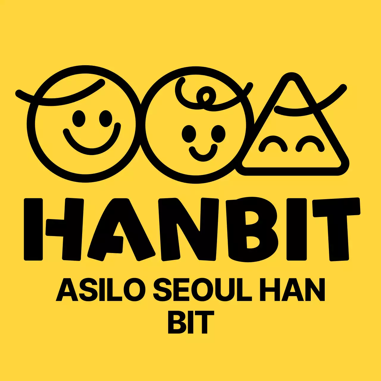 Logo dell'asilo con caratteri semplici