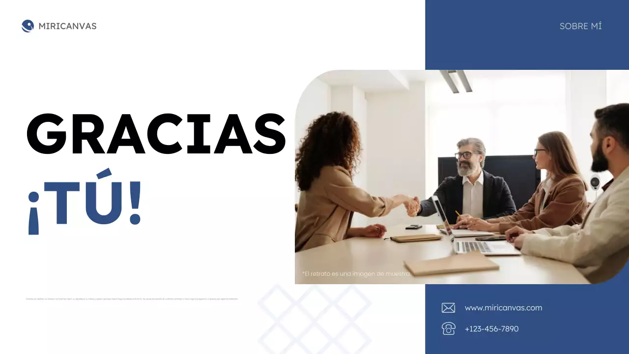 blue modern about me business