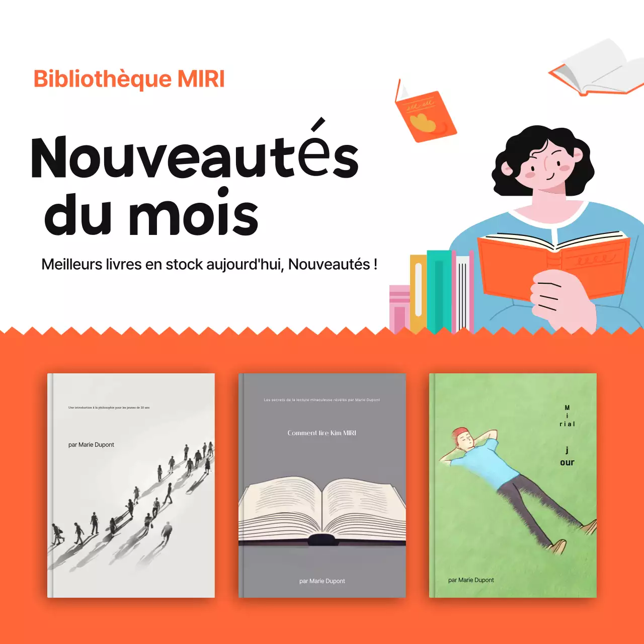 Annonce pour le livre simple d'Orange