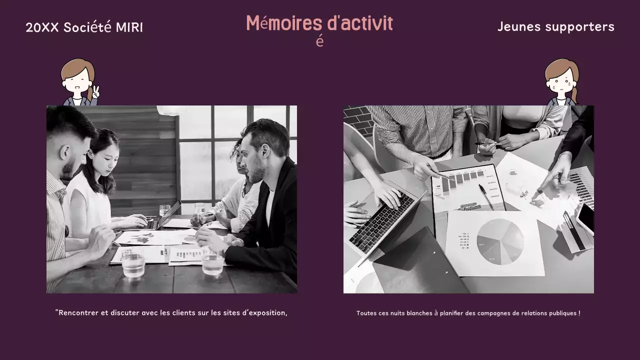 Recrutement de jeunes en rose