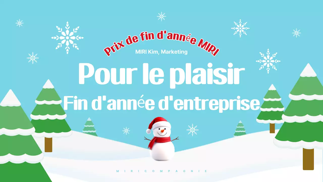 Bleu clair Célébration simple de fin d'année