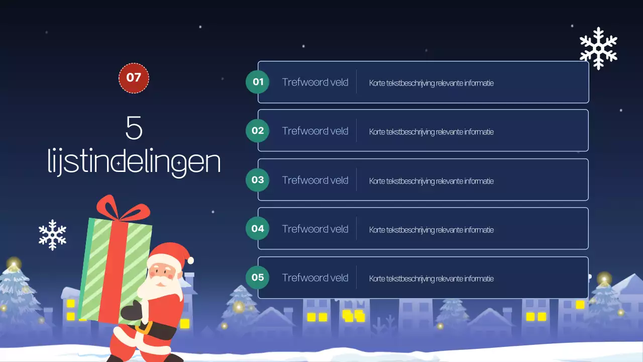 Een mooie presentatie in marineblauw en paars