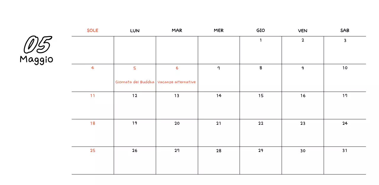 Festeggiare il nuovo anno in bianco