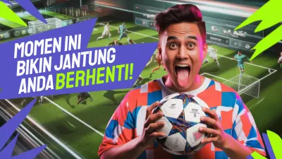Colorful Trendy Soccer Advertisement YouTube Thumbnail