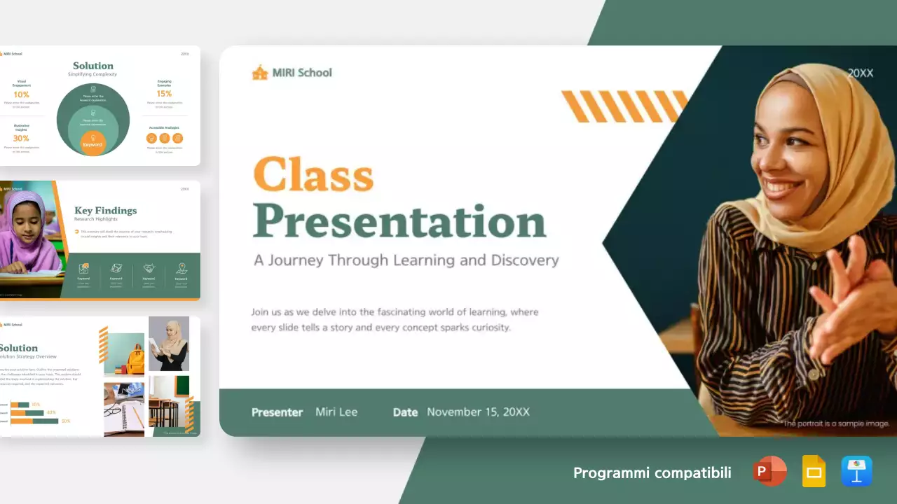 classe di educazione verde moderna