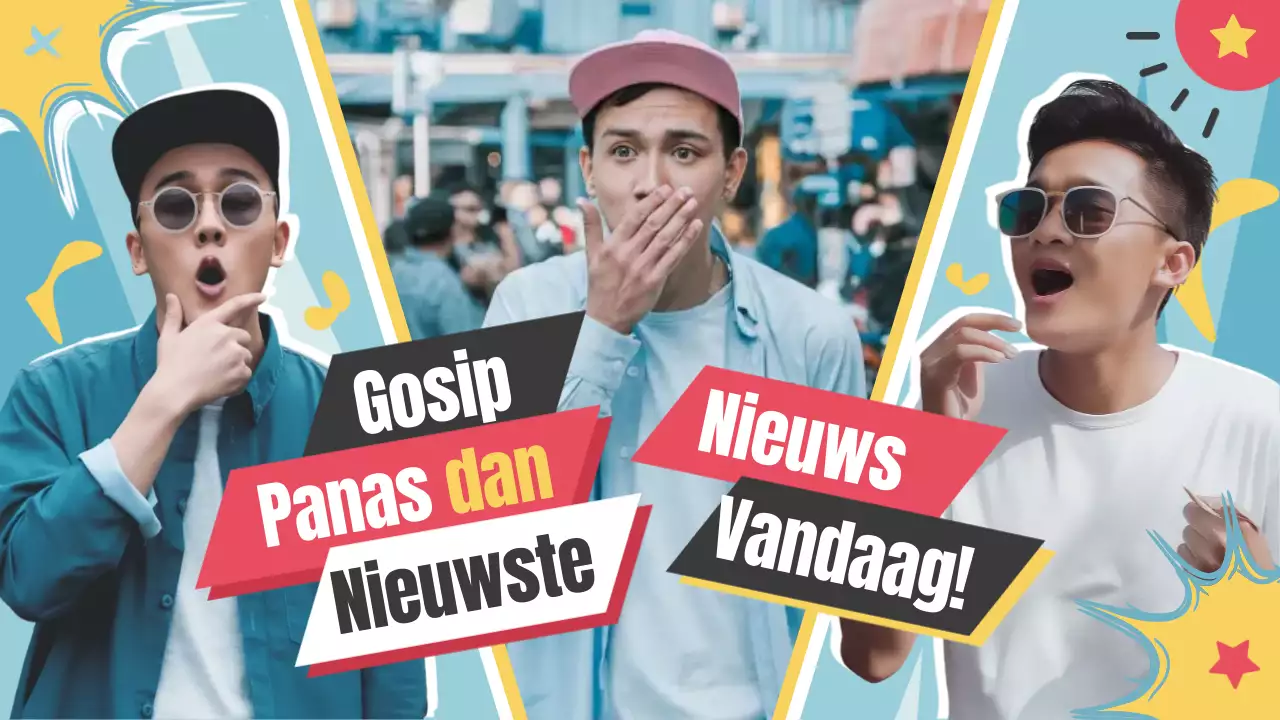 kleurrijke trendy roddels