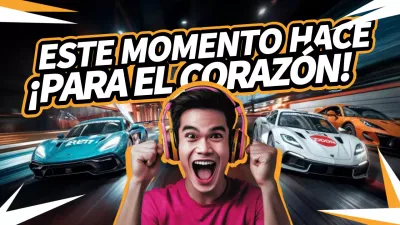 orange bold racing anuncio youtube thumbnail