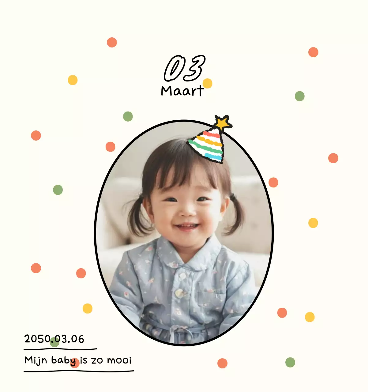 Schattige nieuwjaarskalender