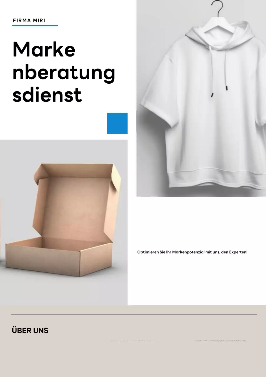 Weiß Modern Brand Promotion