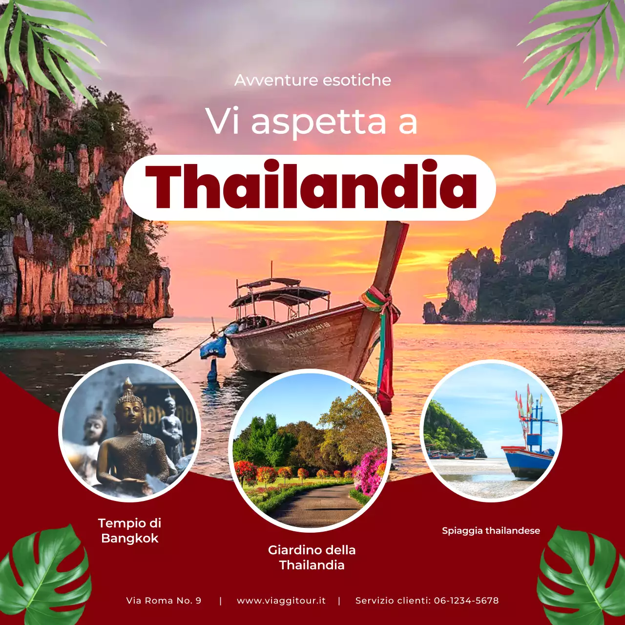promozione viaggio tropicale maroon