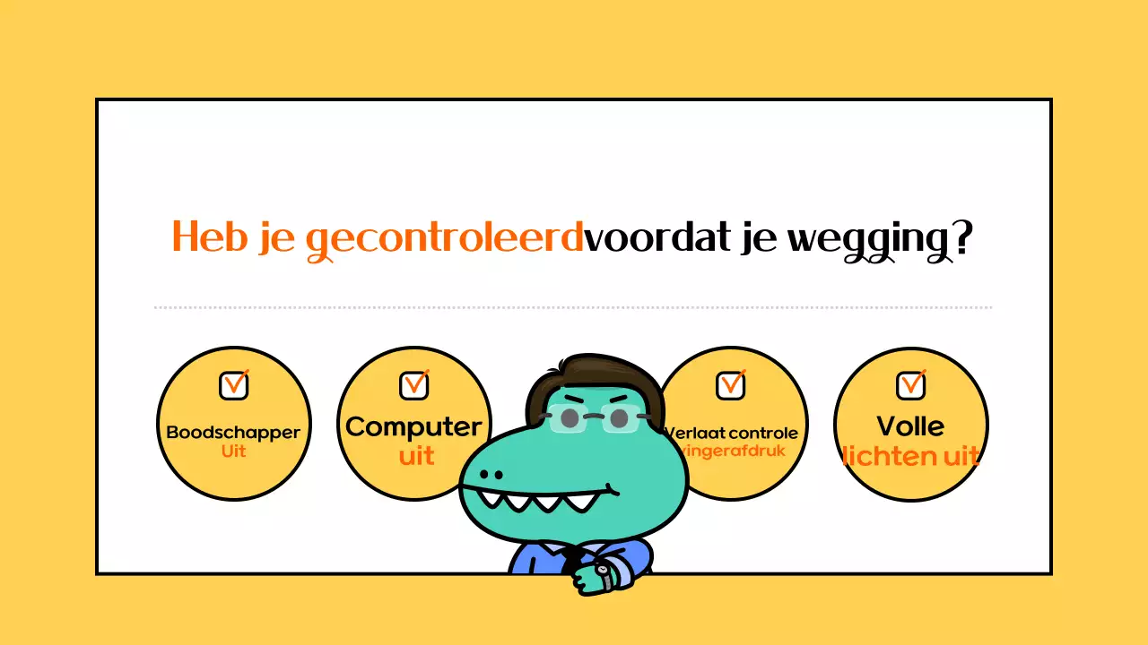 Een schattige mint bedrijfsaankondiging