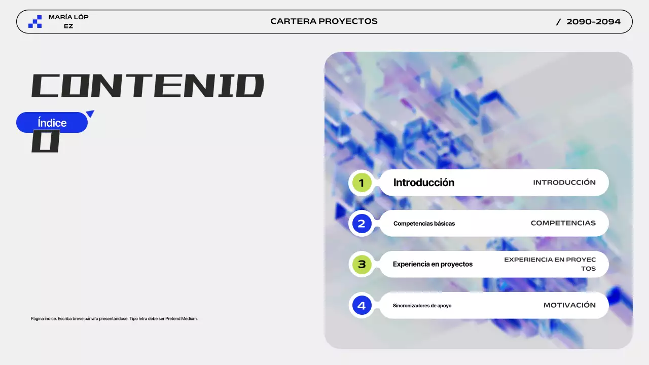 Presentación de la Cartera Moderna Gris