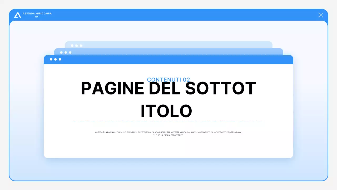 Analisi dei rapporti blu moderni