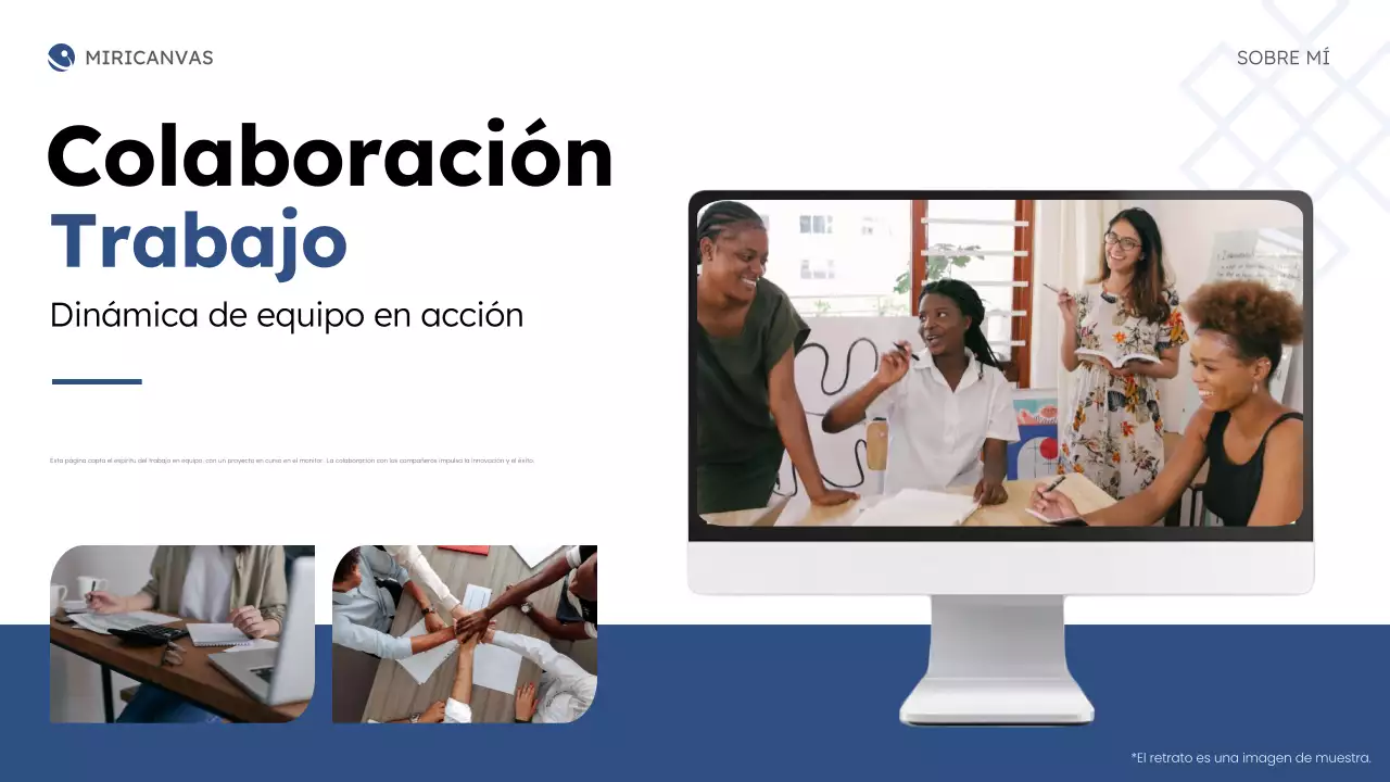 blue modern about me business