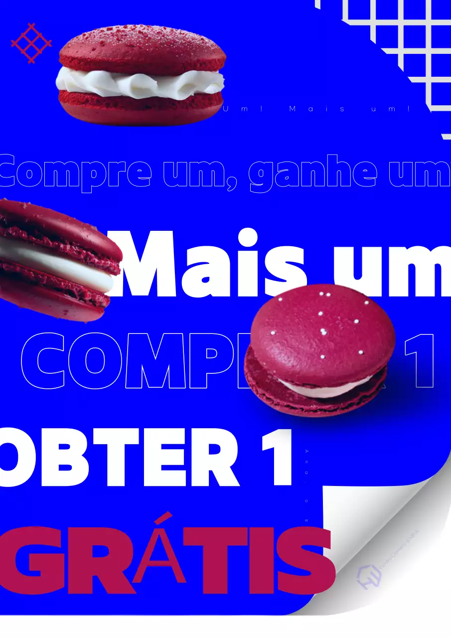 Evento promocional moderno azul