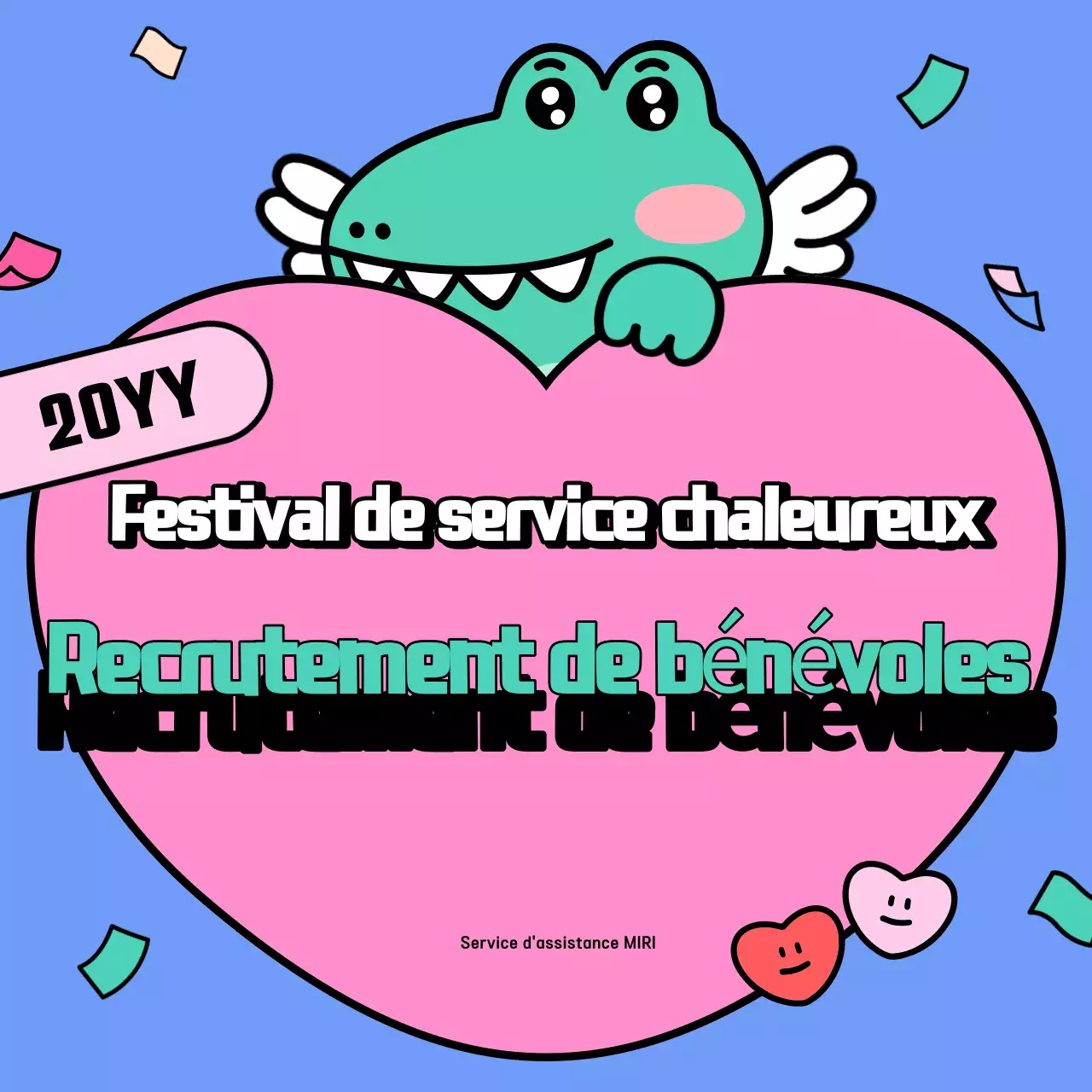 Possibilités de bénévolat pour les vacances roses