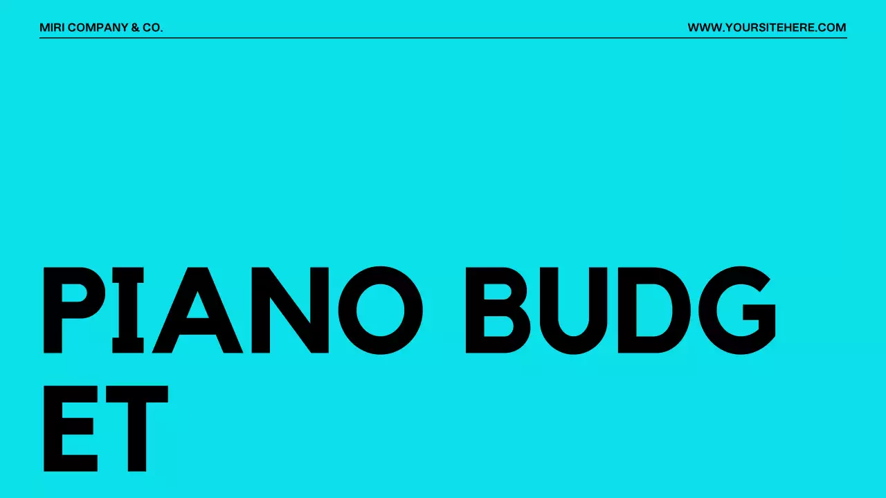 Presentazione di una proposta di progetto moderna, arancione e nera