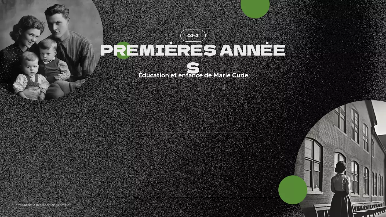 présentation de la biographie moderne verte