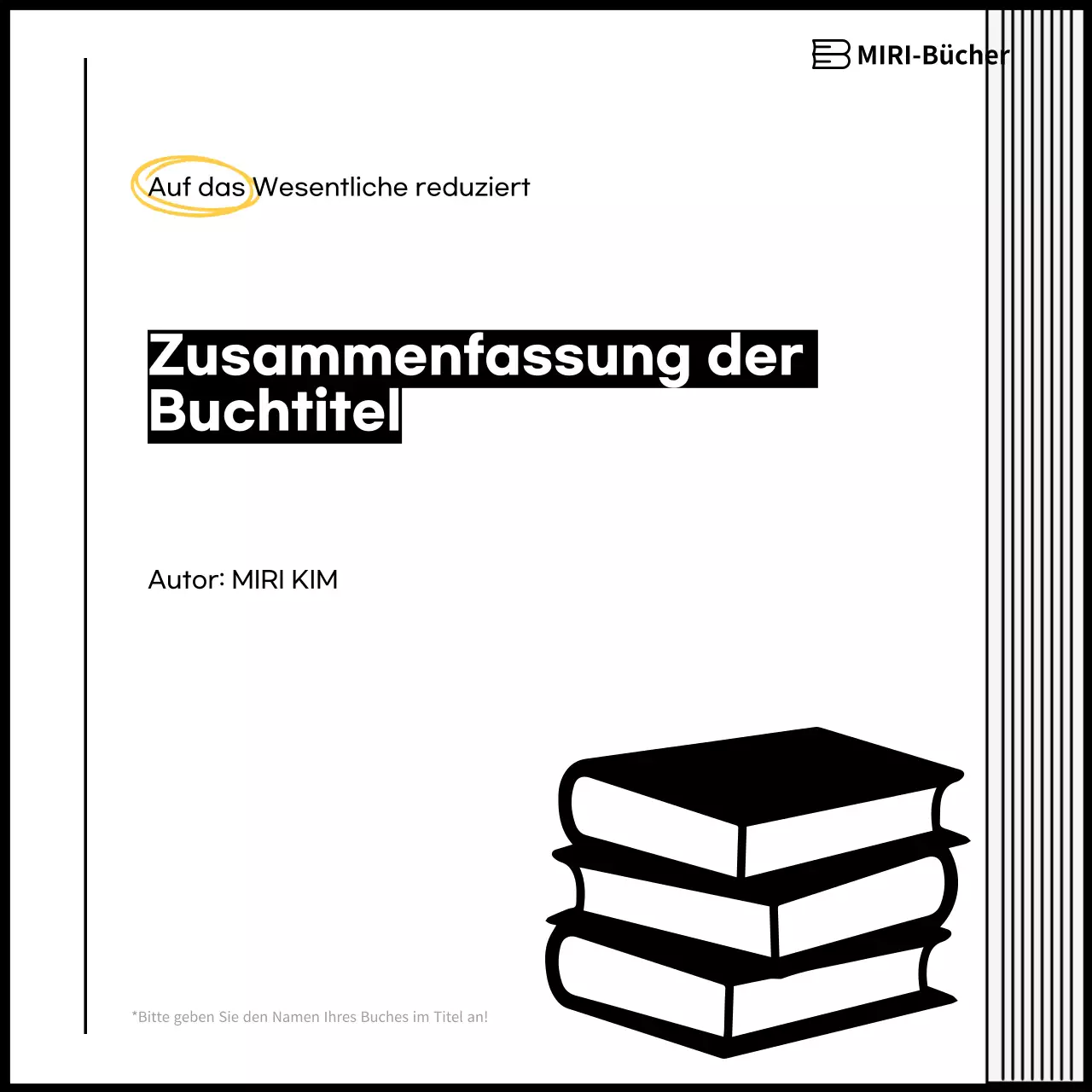 Förderung des einfachen Lesens in Schwarz-Weiß