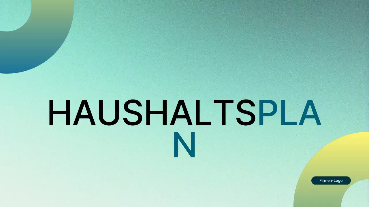 green gradient modern Projektvorschlag