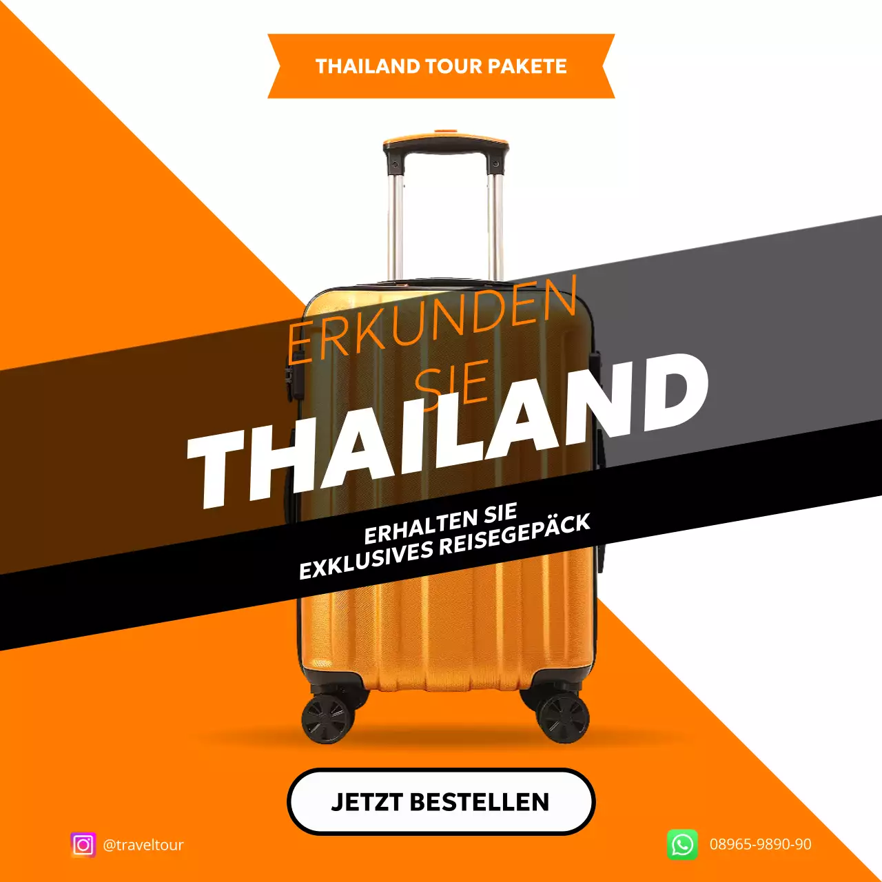 orange modern travel promotion
