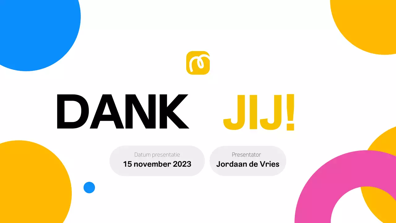 kleurrijke moderne brainstorm layout