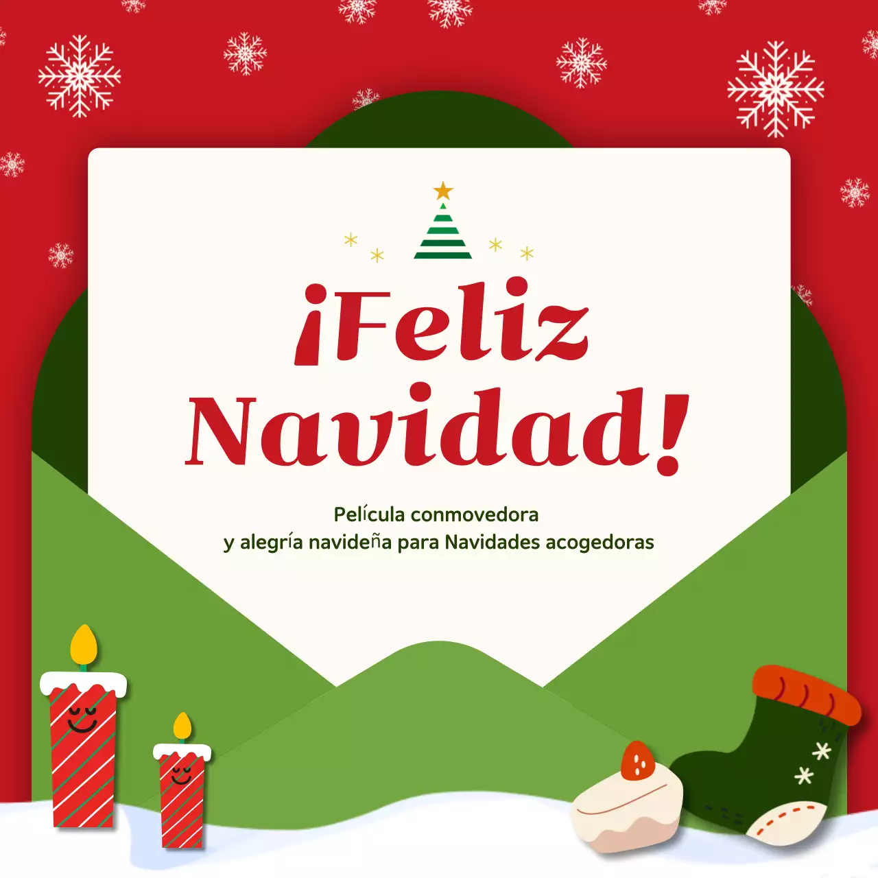 Anuncio de recomendaciones de cine rojo