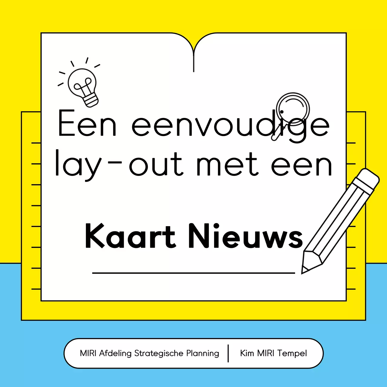 Geel Eenvoudig Nieuws Promoten