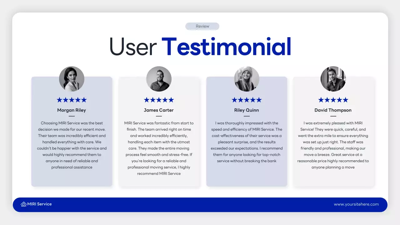 Blue Professional Cleaning Promotion Presentation