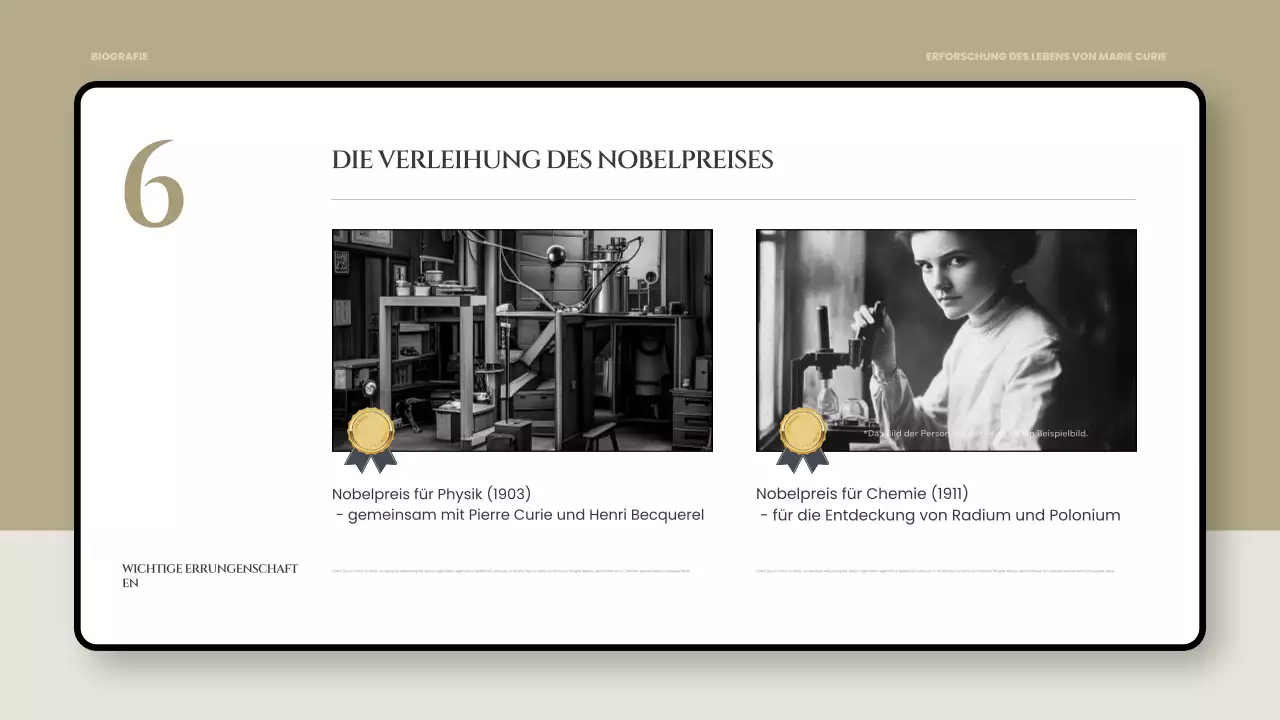 schwarze klassische biographie präsentation