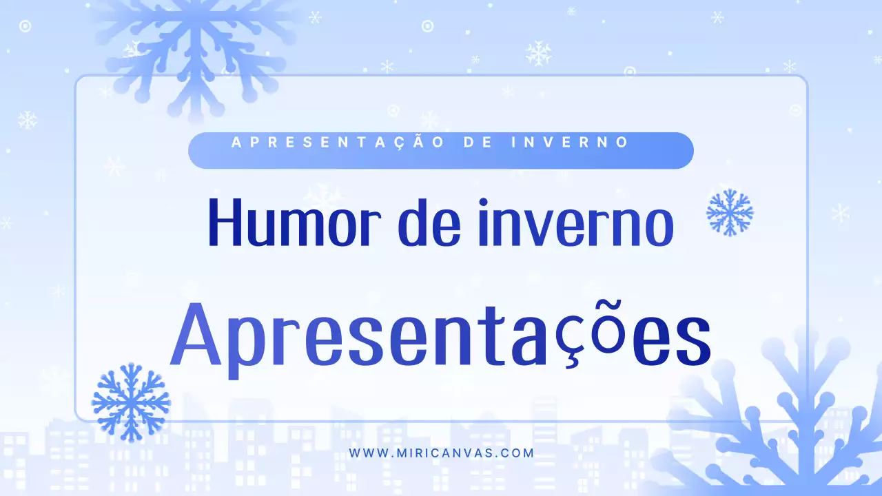 Apresentação limpa azul clara explicada