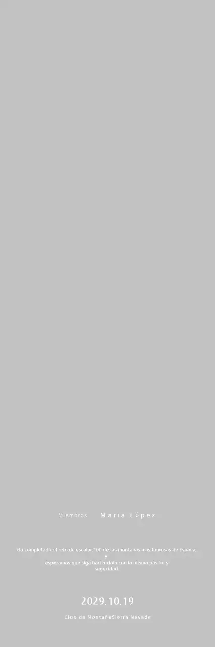 Placa Simple Montañismo Verde