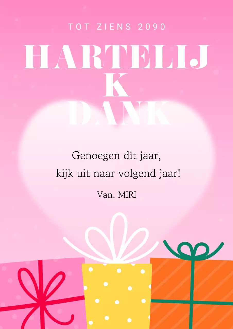 Vier de feestdagen in het roze