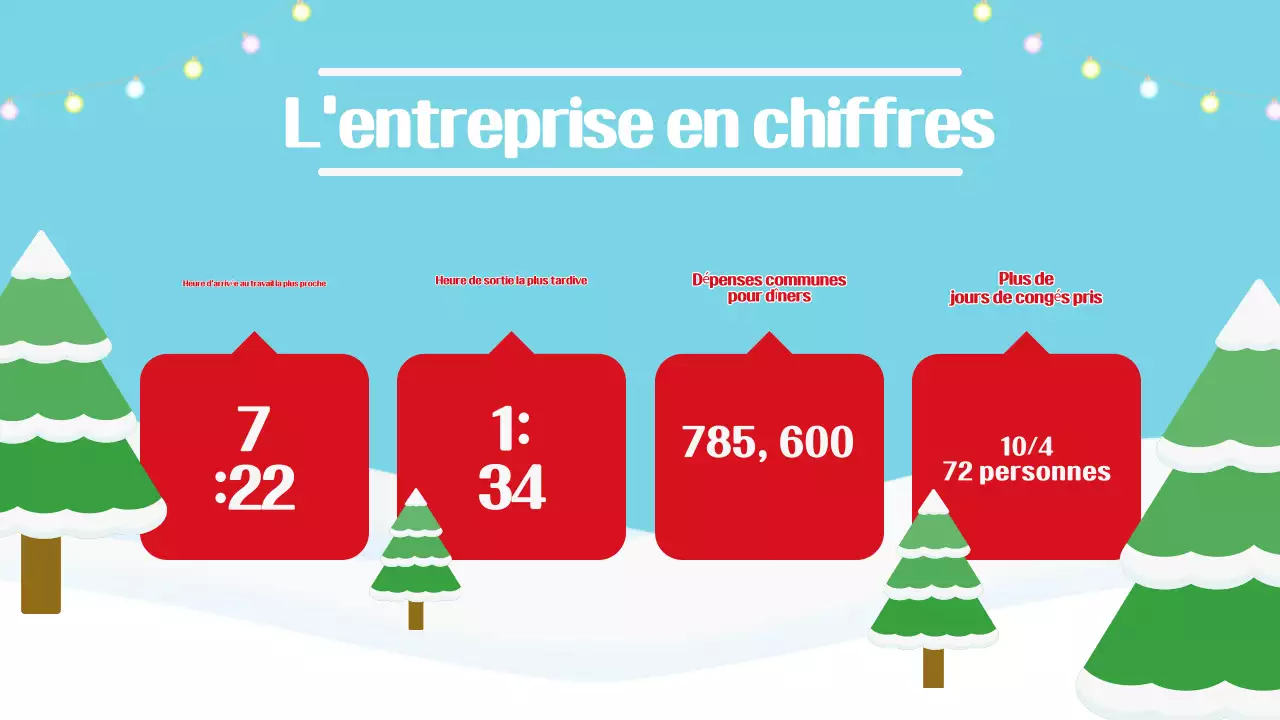 Bleu clair Célébration simple de fin d'année