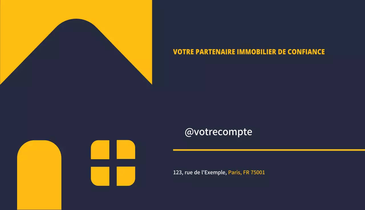 carte immobilière moderne marine