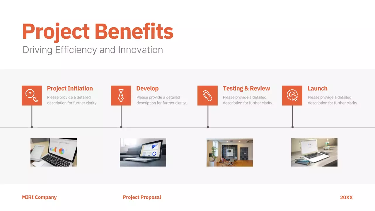 Presentasi Proyek Profesional Orange